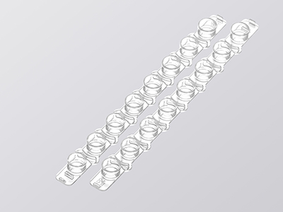 聯(lián)蓋首尾不同標(biāo)識， 方便識別方向