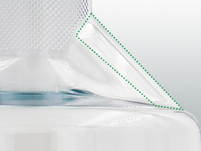 5L搖瓶獨(dú)特引流瓶頸設(shè)計(jì)，防止傾倒時(shí)液體飛濺