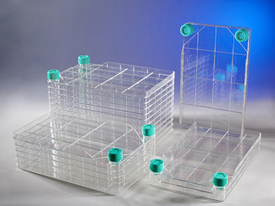 單層至10層培養(yǎng)裝置，可一次性大規(guī)模培養(yǎng)細(xì)胞