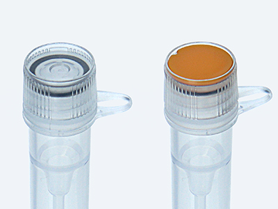 凹蓋結(jié)構(gòu)可安裝多色壓片， 8種顏色可選，為樣品標(biāo)識(shí)提供更多選擇