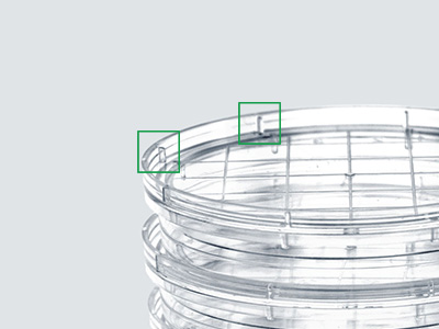 皿外環(huán)多條加強筋與加固環(huán)設(shè)計 ，有效增加皿體強度，防止側(cè)壓變形